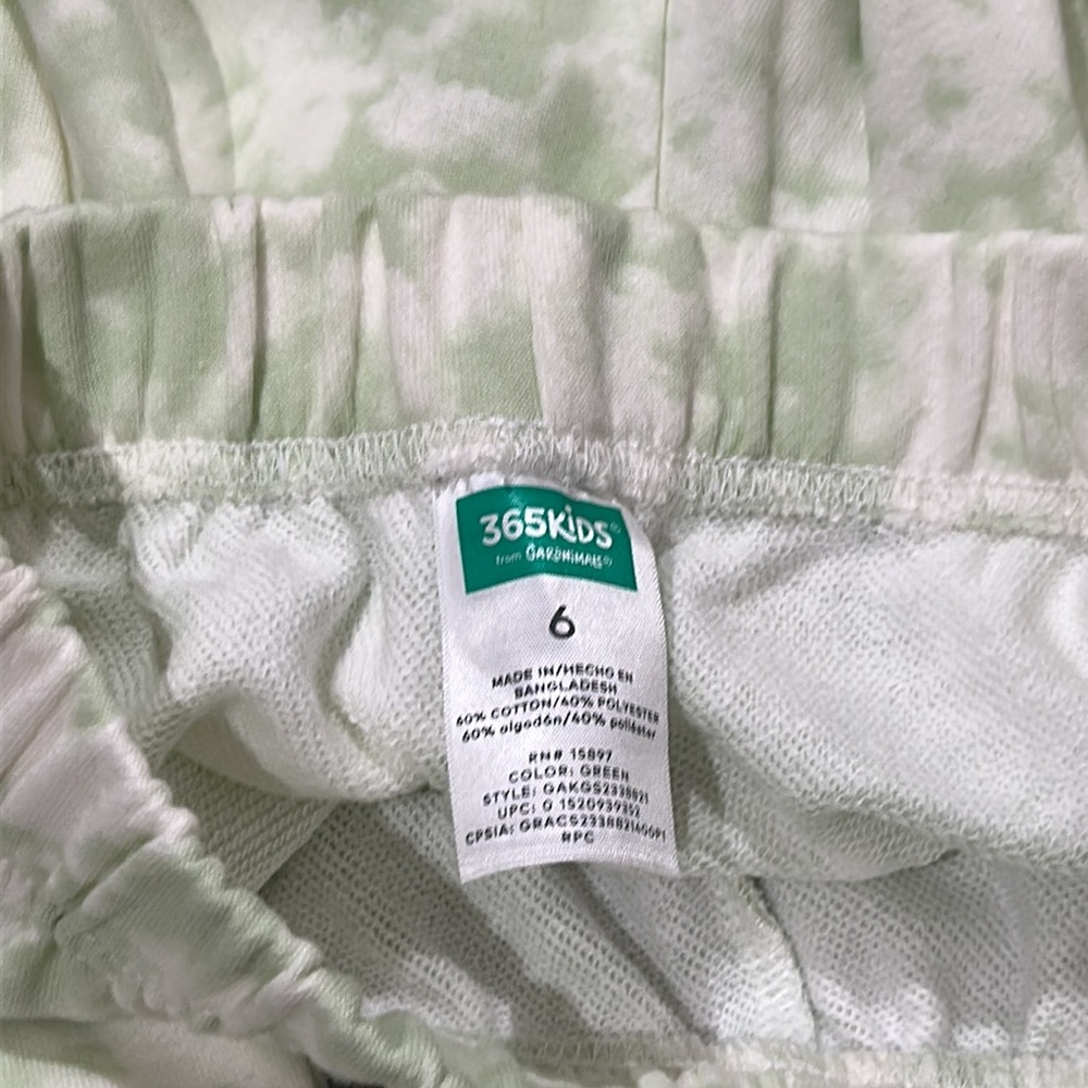 365 Kids by Garanimals Girls Tie Dye Pants Size 6 - Picture 7 of 7